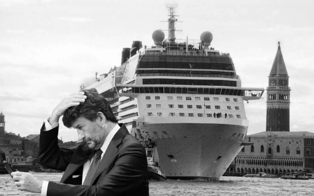 dario franceschini grandi navi crociera crociere venezia