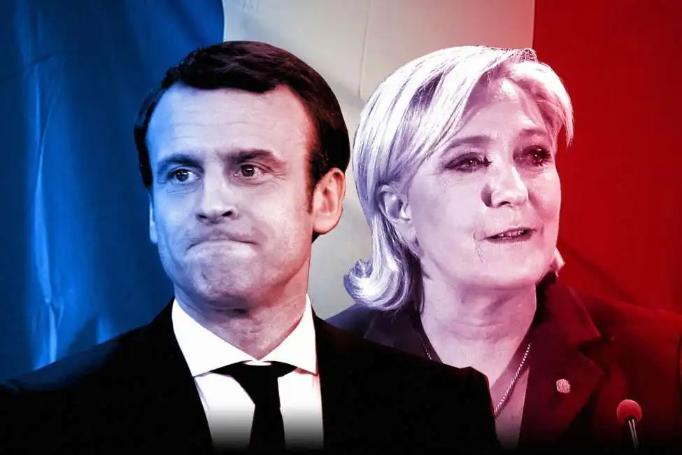 emmanuel macron e marine le pen