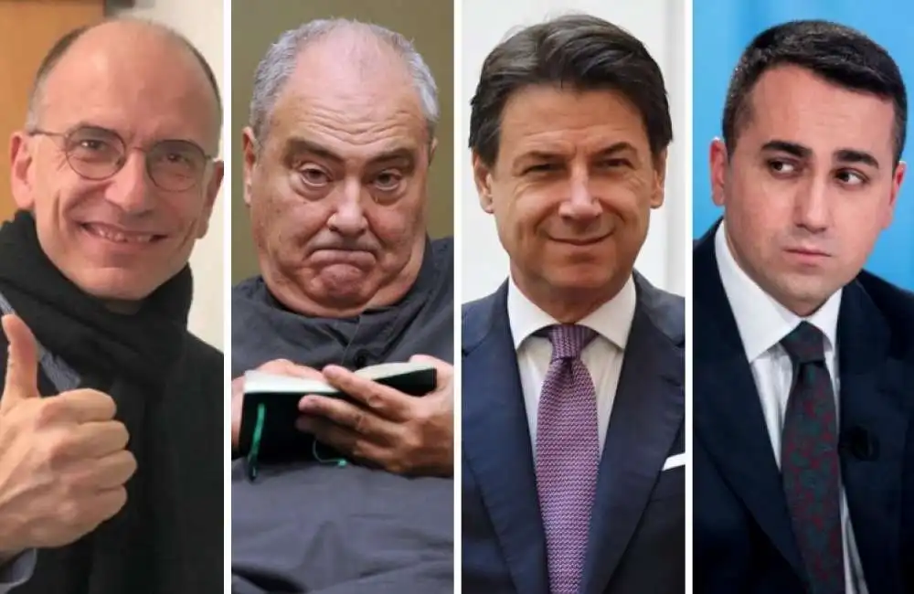 enrico letta goffredo bettini giuseppe conte luigi di maio