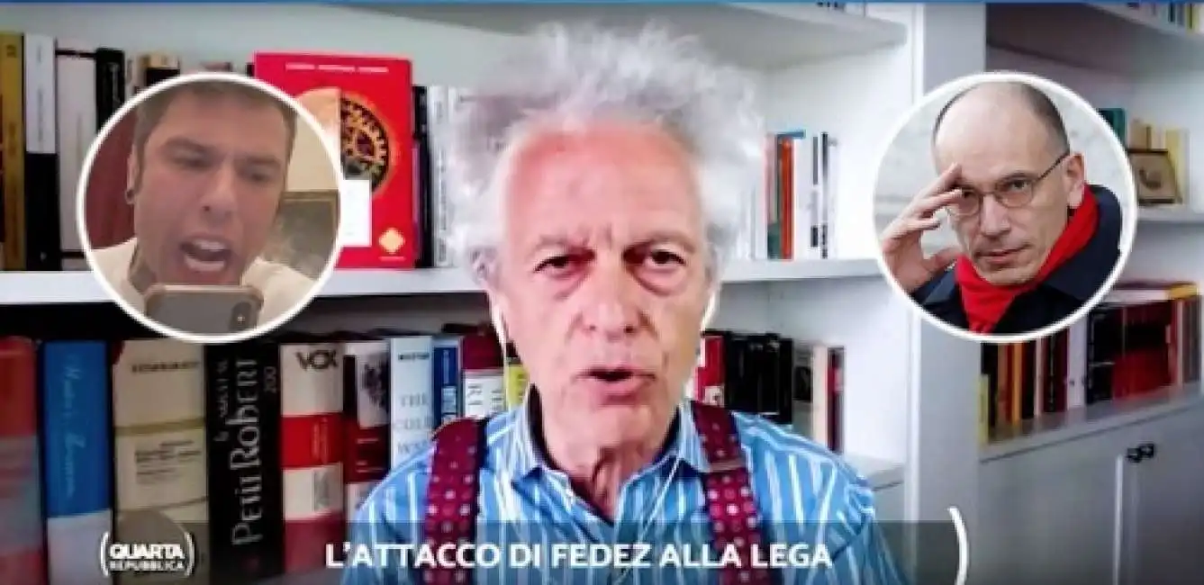 fedez federico rampini enrico letta