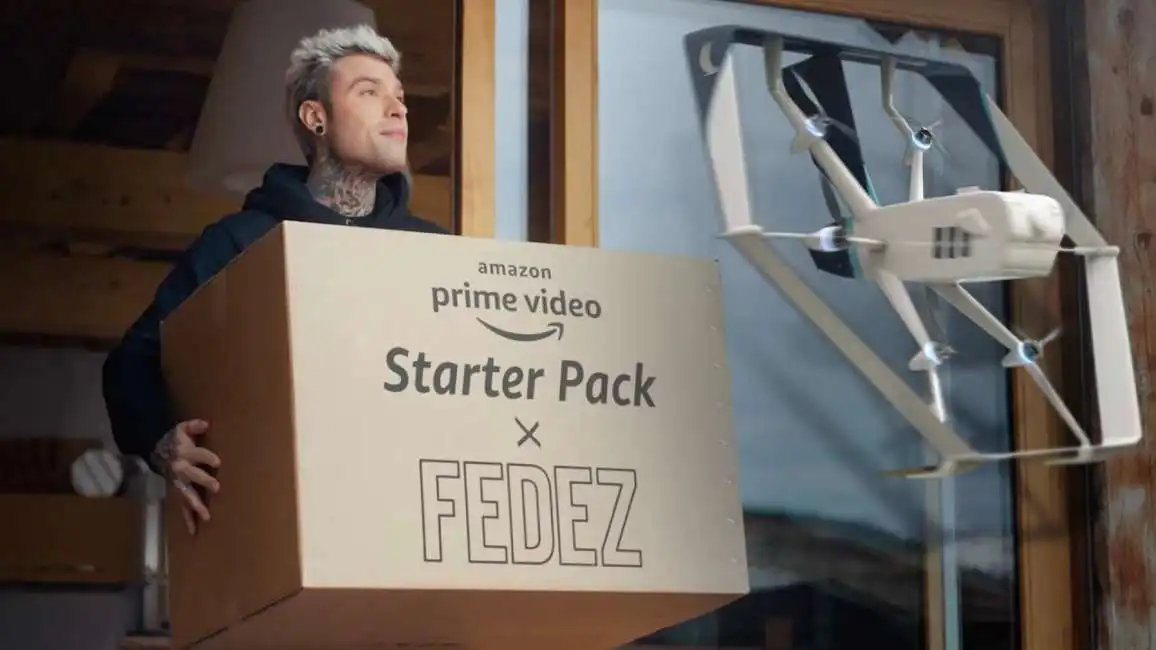 fedez testimonial amazon