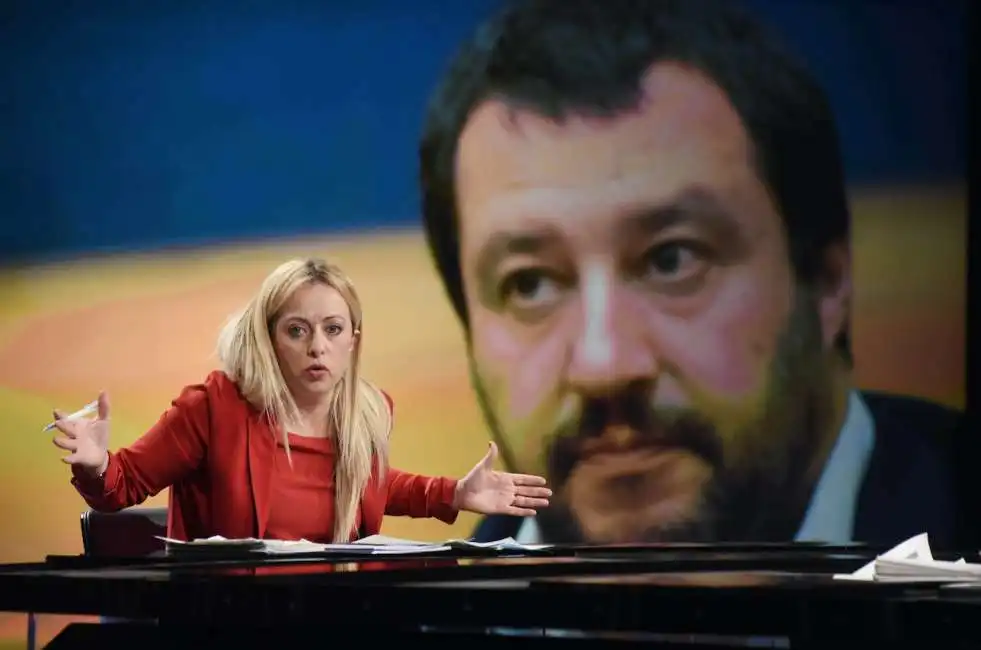 giorgia meloni e matteo salvini