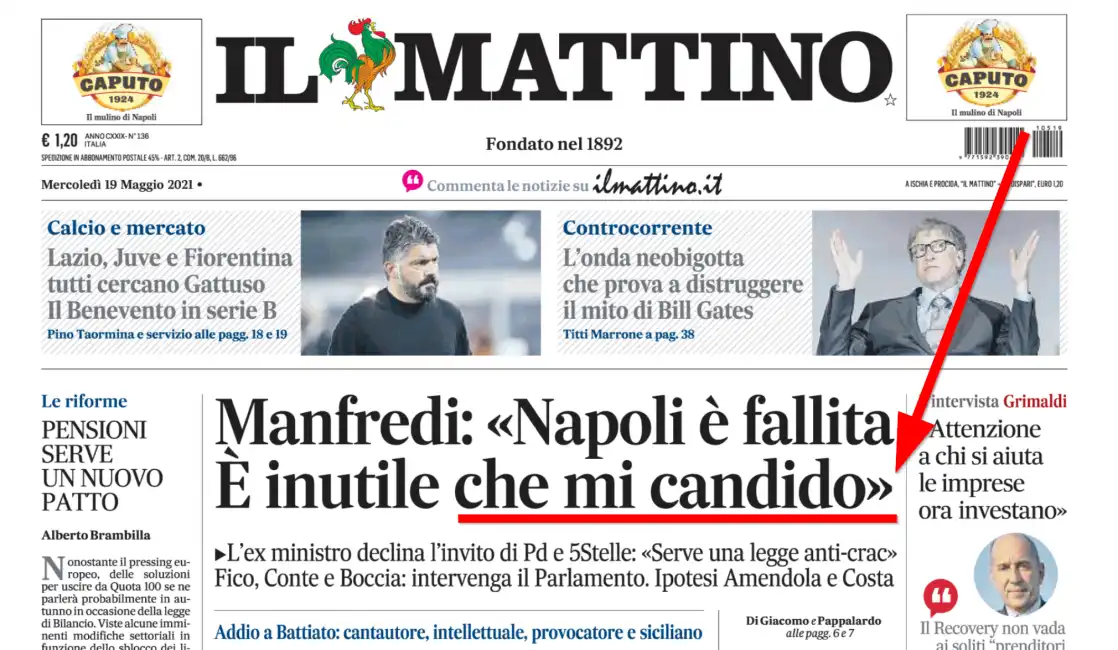 il congiuntivo secondo il mattino