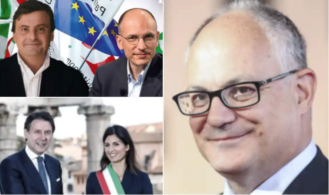 letta calenda gualtieri raggi conte