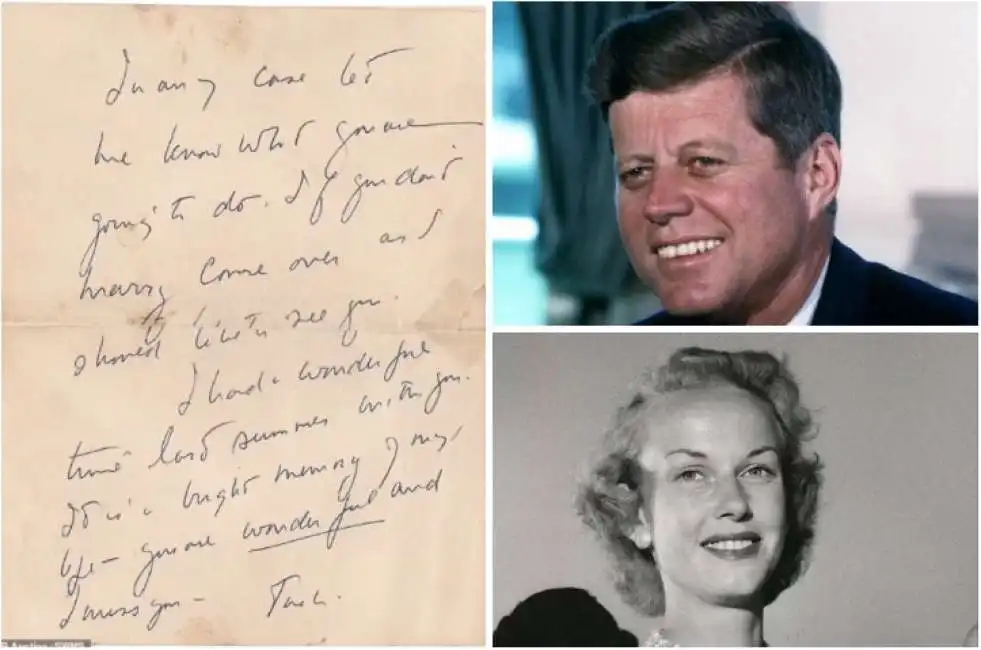 lettera jfk amante