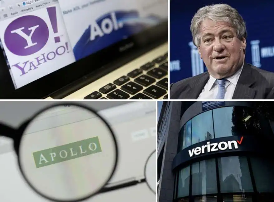 verizon yahoo aol leon black apollo 