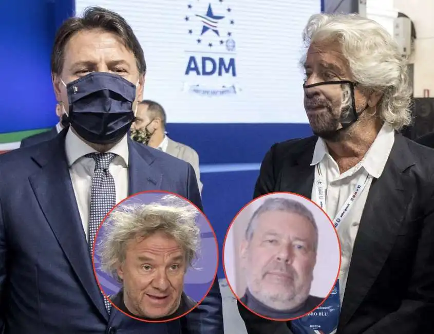 beppe grillo giuseppe conte valerio tacchini andrea ciannavei 