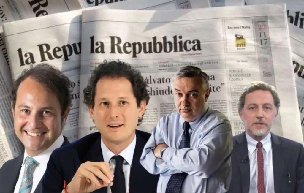 danilo iervolino john elkann maurizio molinari massimo giannini