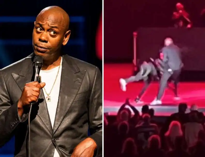 dave chappelle aggredito sul palco 