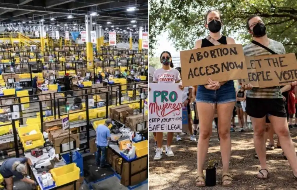 dipendenti amazon aborto texas