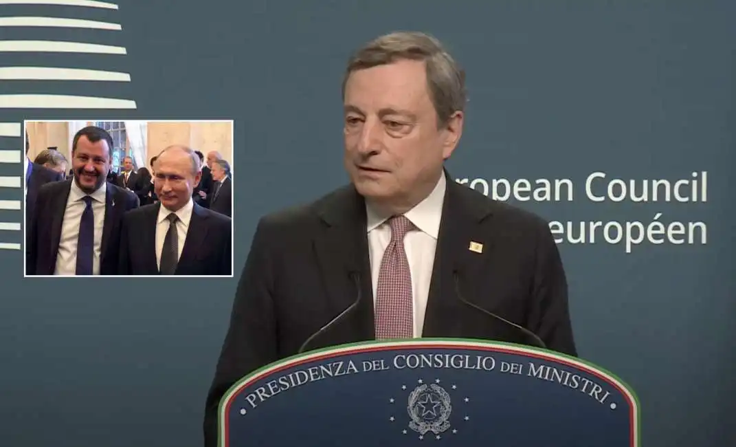 matteo salvini vladimir putin mario draghi 