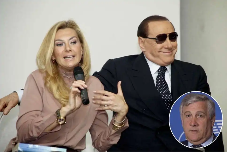 micaela biancofiore antonio tajani silvio berlusconi 