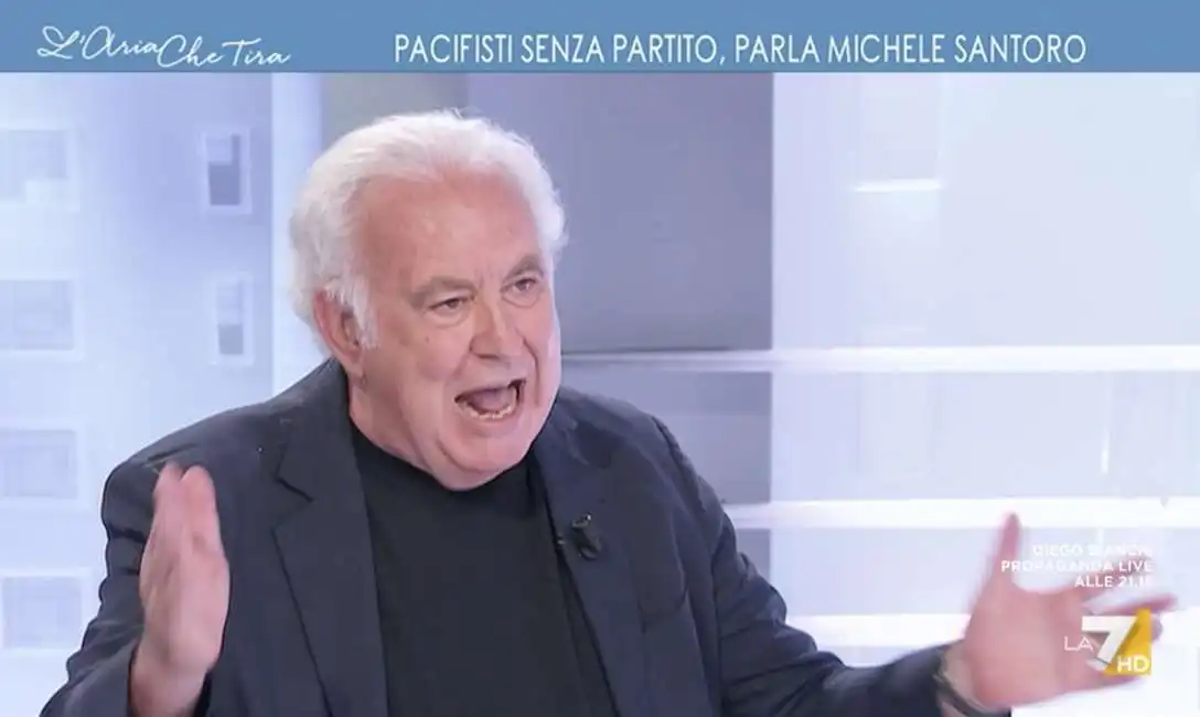 michele santoro a laria che tira - 5