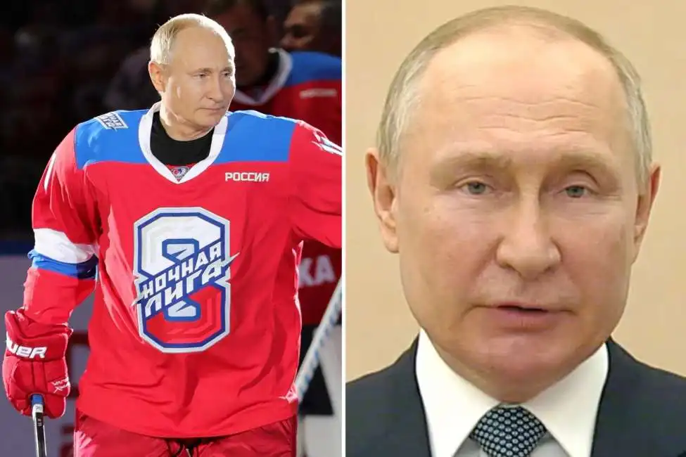 putin hockey ghiaccio