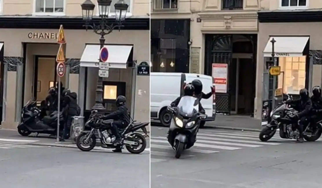 rapina a mano armata da chanel a parigi