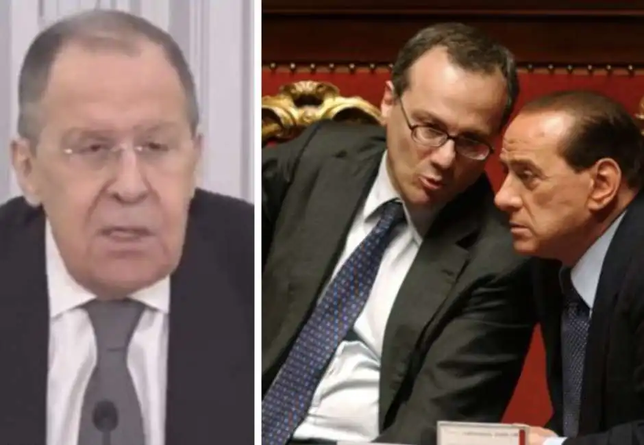 sergei lavrov elio vito silvio berlusconi 