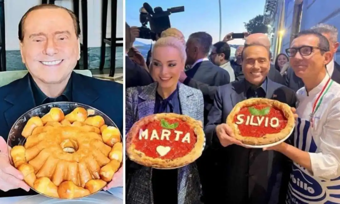 silvio berlusconi marta fascina gino sorbillo 