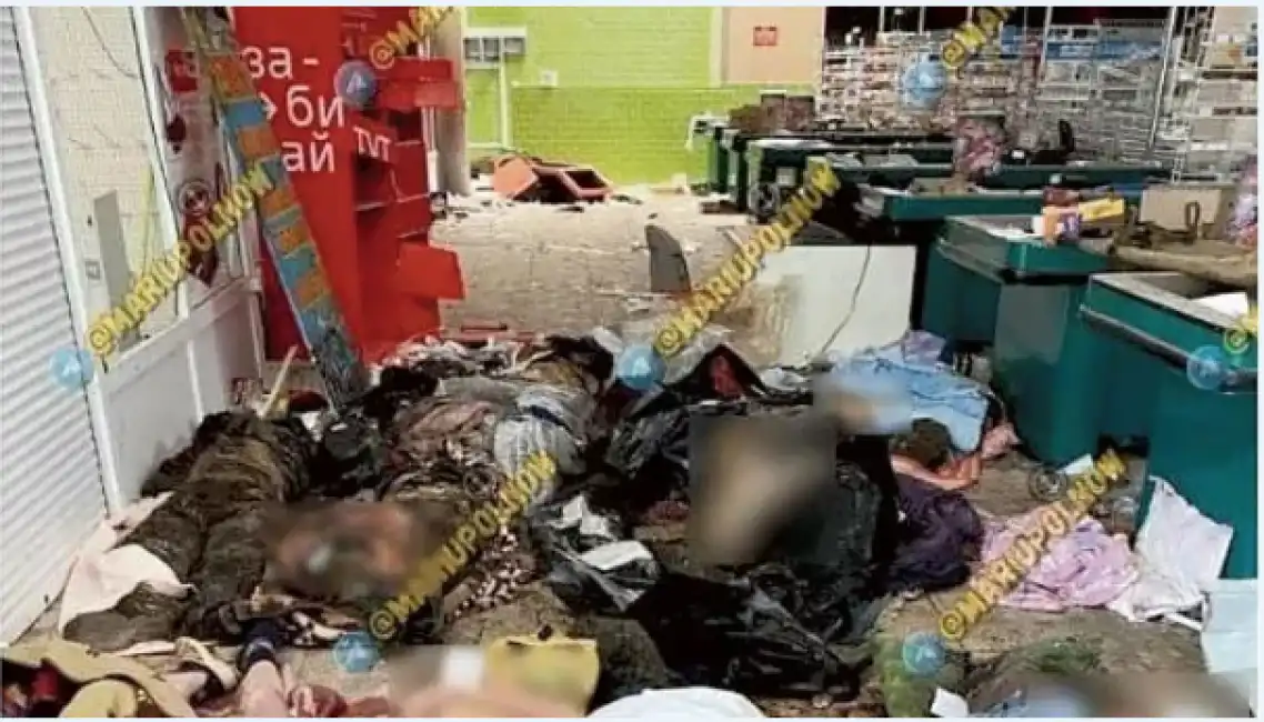 supermarket morti mariupol