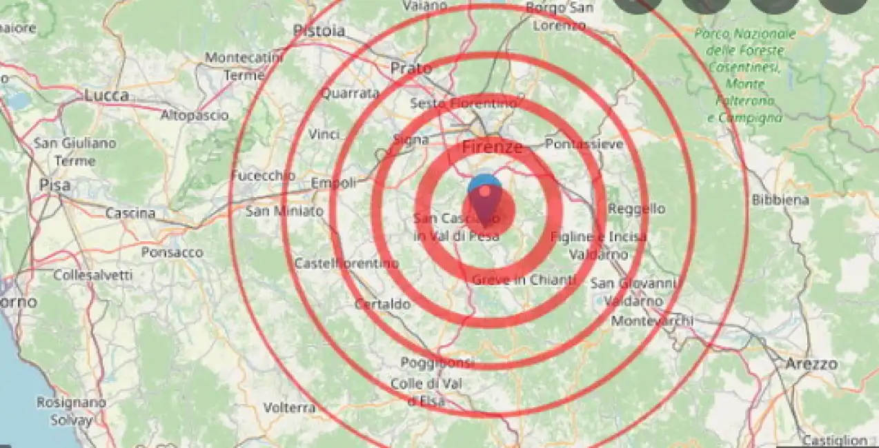 terremoto firenze