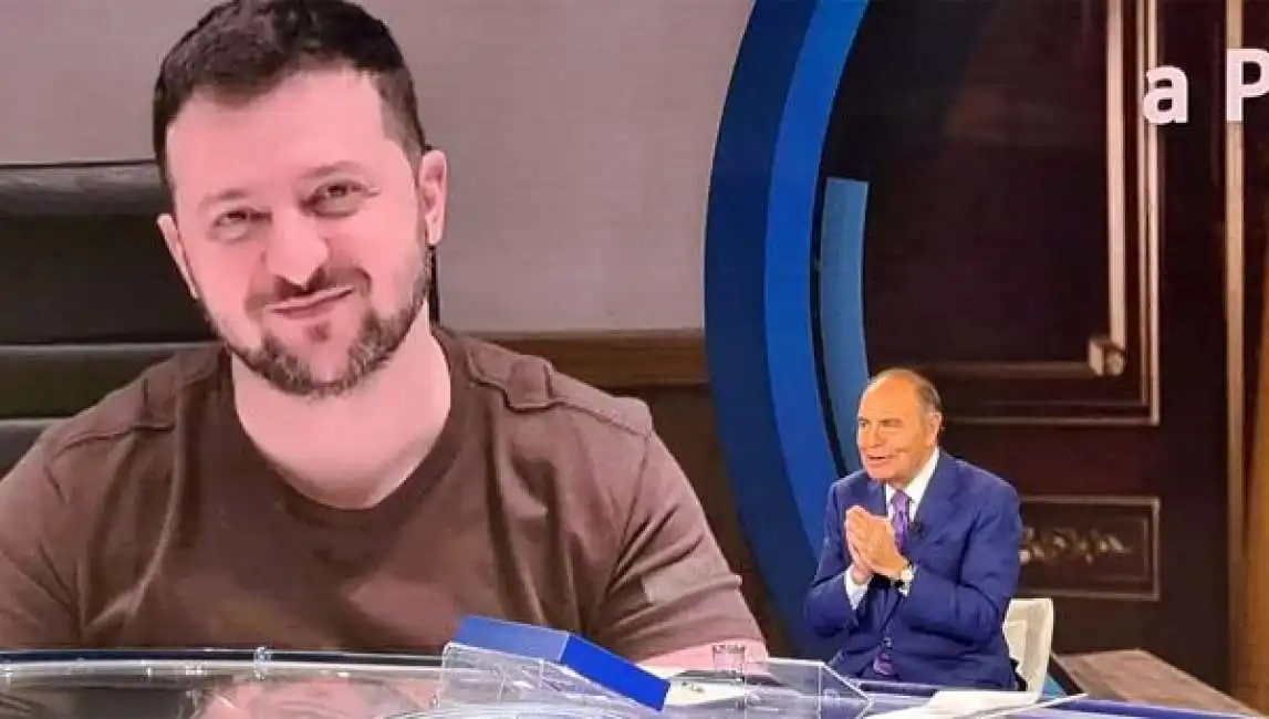 zelensky e bruno vespa