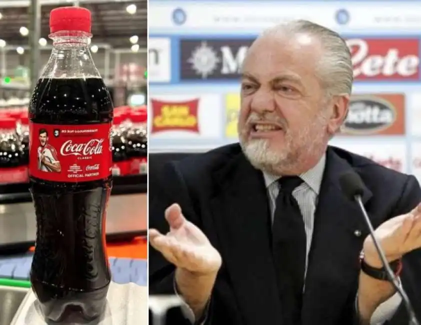 aurelio de laurentiis coca cola kvicha kvaratskhelia 