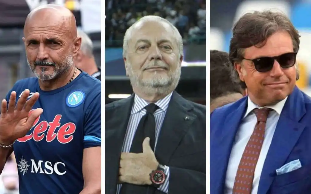 cristiano giuntoli luciano spalletti aurelio de laurentiis