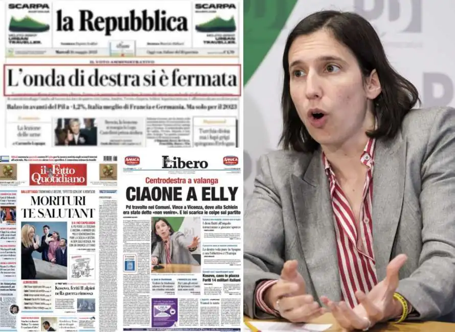 elly schlein repubblica fatto elezioni amministrative. 