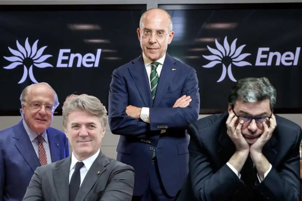 enel flavio cattaneo paolo scaroni francesco starace giancarlo giorgetti 