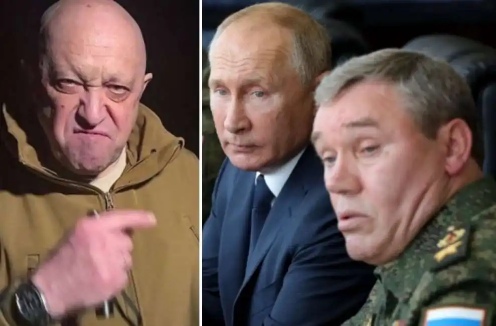 evgeny prigozhin valery gerasimov vladimir putin 