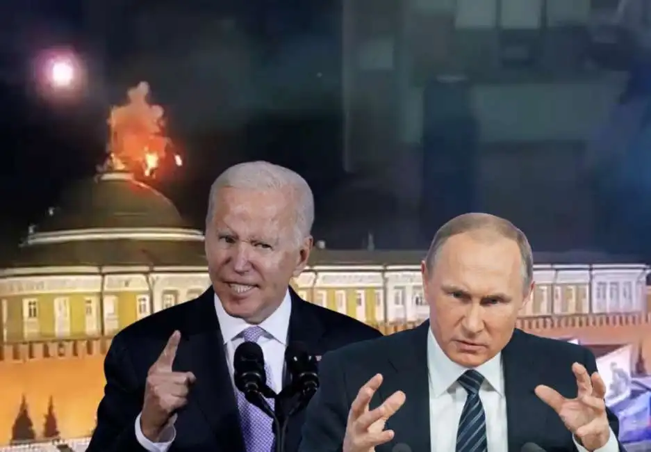 joe biden vladimir putin drone cremlino mosca 