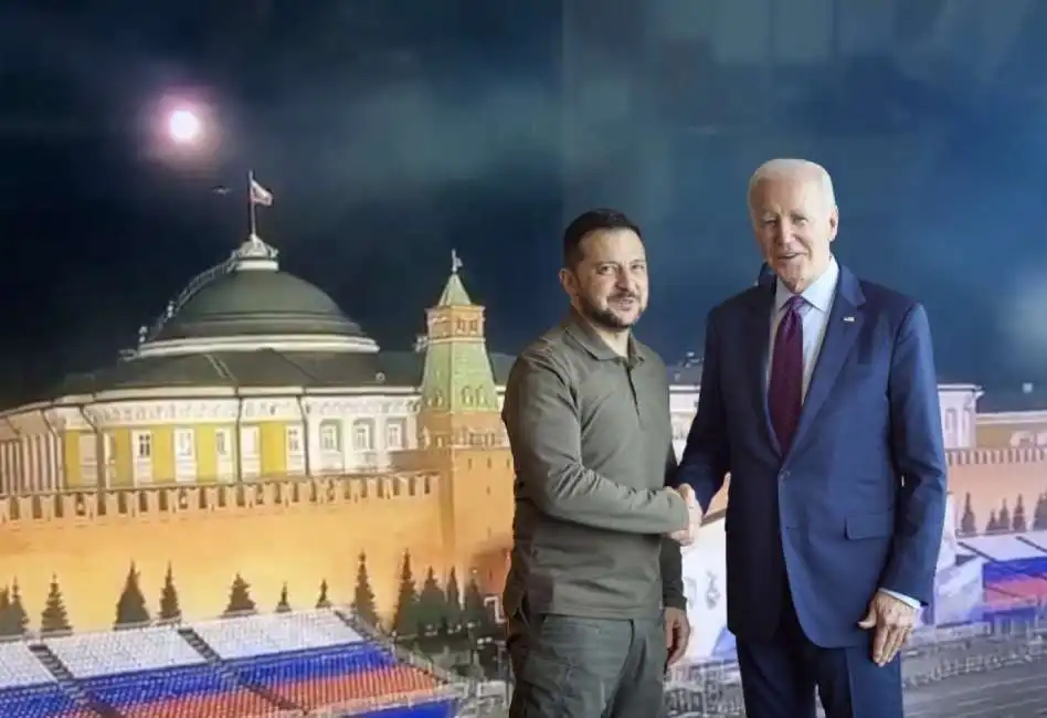 joe biden volodymyr zelensky drone cremlino 