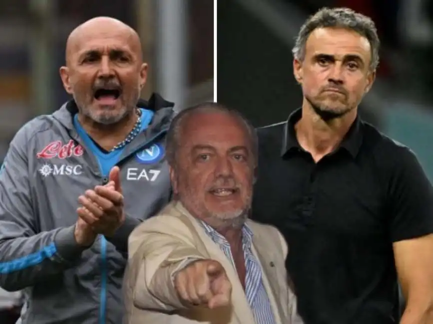 luciano spalletti luis enrique aurelio de laurentiis 