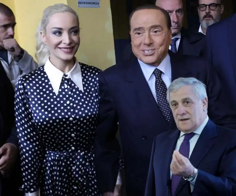 marta fascina silvio berlusconi antonio tajani 