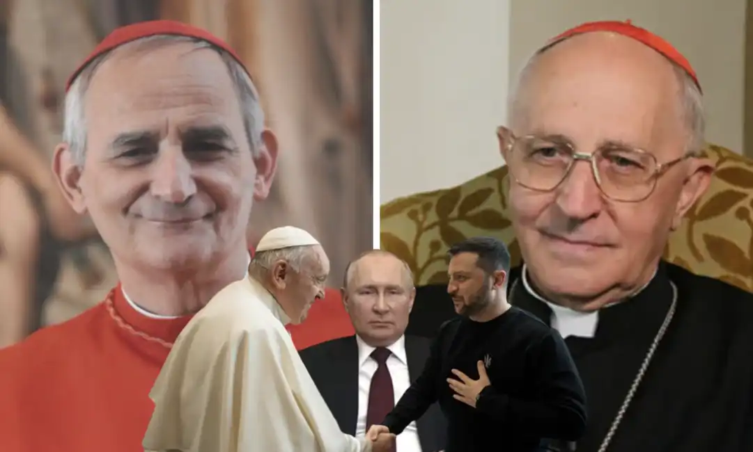 matteo maria zuppi fernando filoni papa francesco putin zelensky