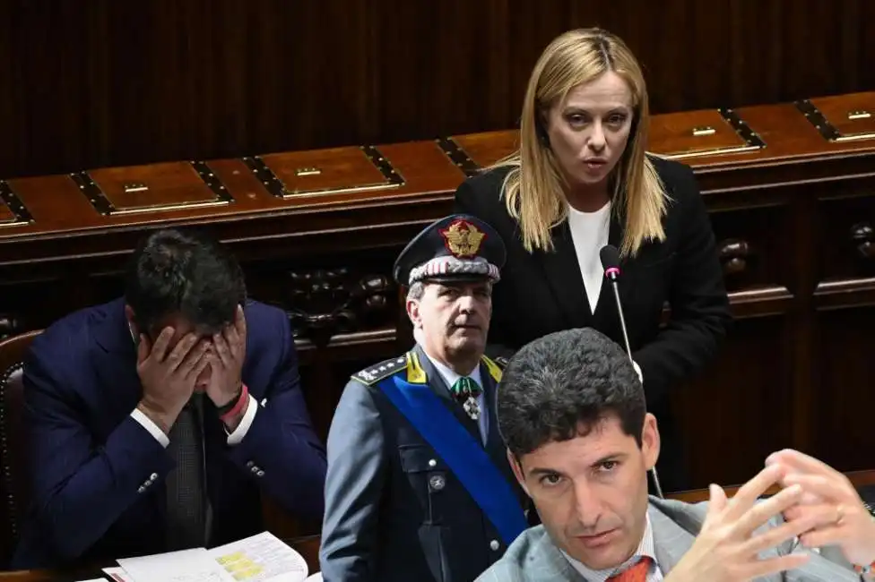 matteo salvini giorgia meloni vittorio pisani andrea de gennaro