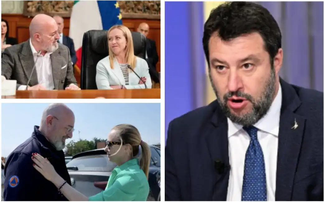 meloni bonaccini salvini