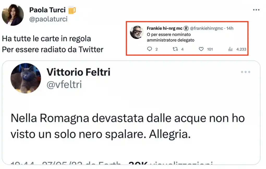 paola turci twitter vittorio feltri 