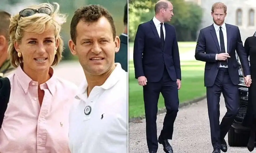 paul burrell lady diana principe harry principe william