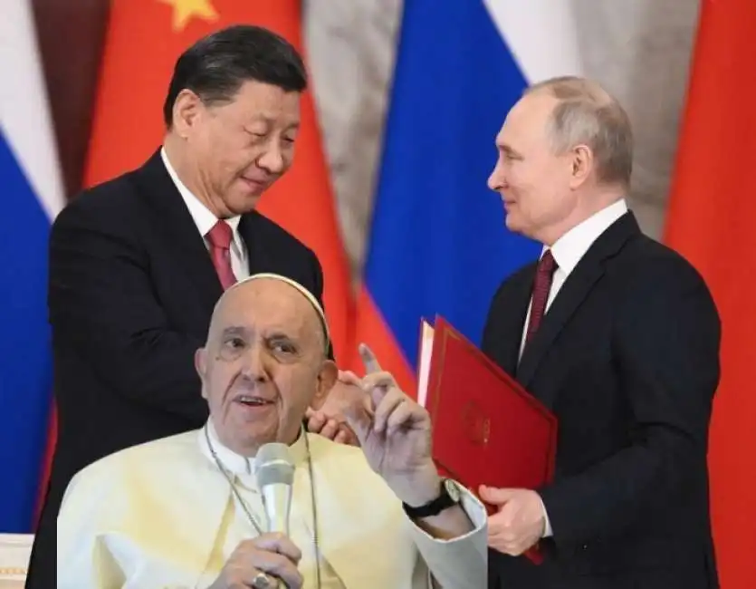 putin xi jinping bergoglio papa