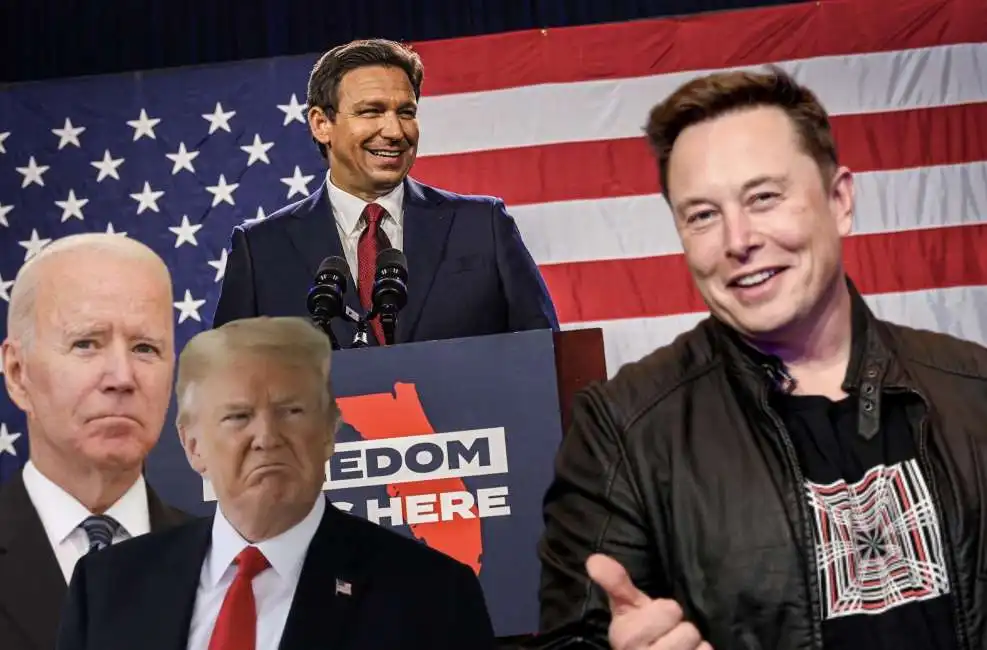 ron desantis elon musk donald trump joe biden 