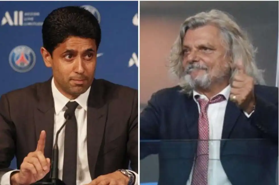 sampdoria al khelaifi massimo ferrero qatar 