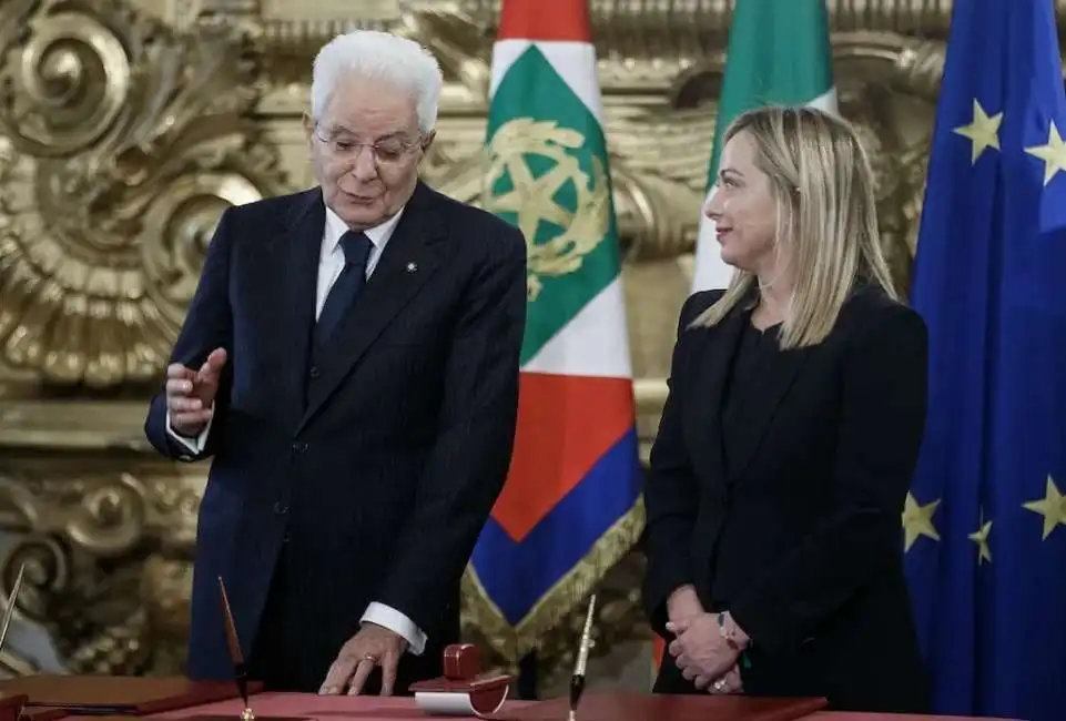 sergio mattarella giorgia meloni