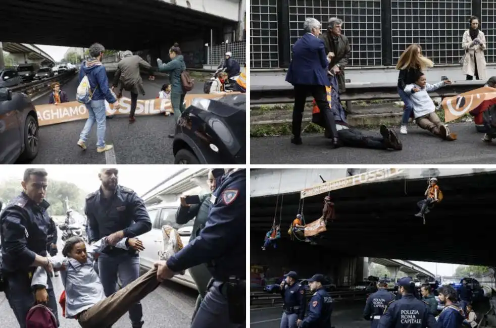 ultima generazione roma tangenziale