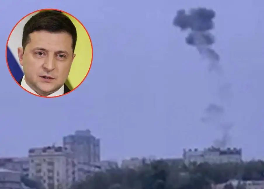 volodymyr zelensky drone kiev 