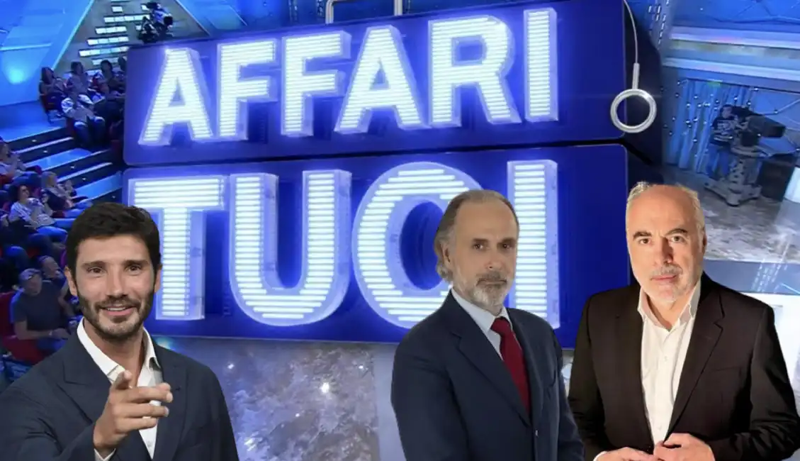 affari tuoi stefano de martino giampaolo rossi beppe caschetto