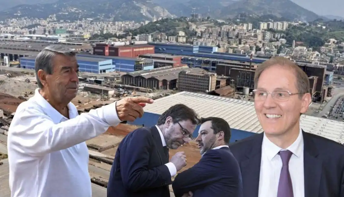 aldo spinelli paolo emilio signorini area ex ilva genova matteo salvini giancarlo giorgetti 