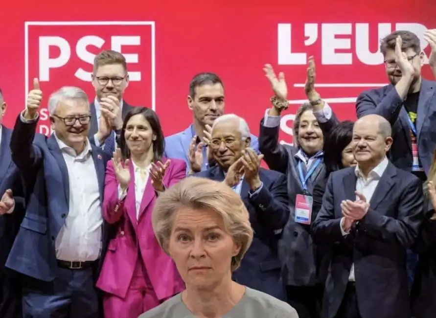 congresso socialisti europei schlein scholz ursula von der leyen