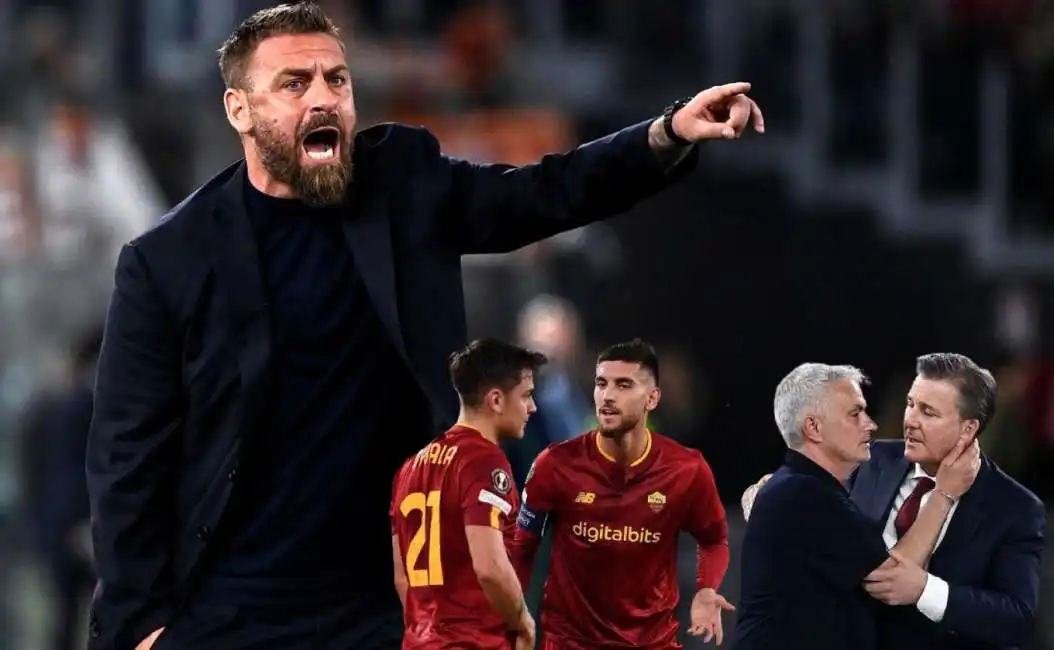 daniele de rossi roma jose mourinho paulo dybala lorenzo pellegrini dan friedkin