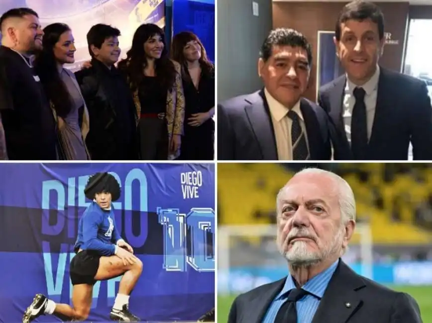 diego armando maradona stefano ceci aurelio de laurentiis mostra diego vive 