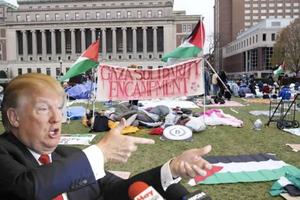 donald trump filo palestinesi palestina universita 